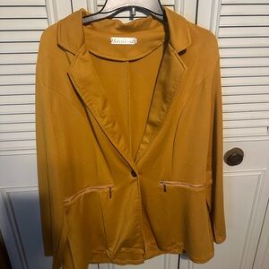 G. Gerloni Mustard Blazer